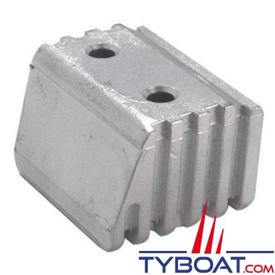 Anode bloc sur platine tableau compatible Volvo embase DPX - zinc