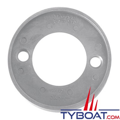 Anode collerette Øext. 114.5/Øint.47.5 compatible Volvo embase 250-270 - zinc