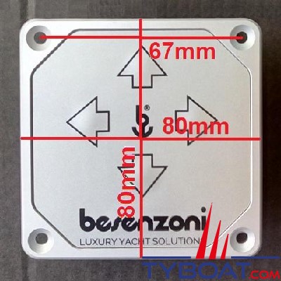 Besenzoni - Commande manuelle - 4 fonctions - 7BM99001 