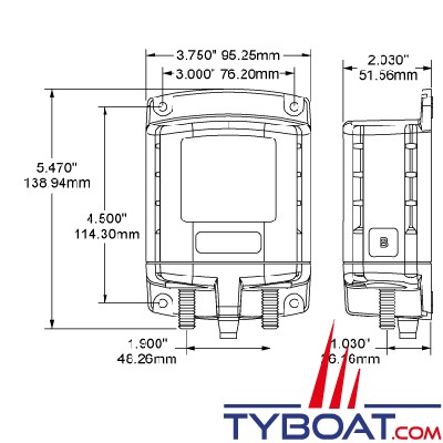 Blue Sea Systems Coupe Batterie Distance Ml Rbs Commande