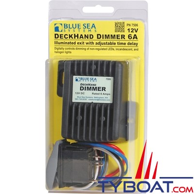 Blue Sea Systems - dimmer acec interrupteur - 12 Volts 12 Ampères