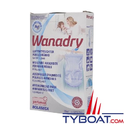 Bolaseca - Wanadry Absorbeur d'humidité à pendre - 450 gr