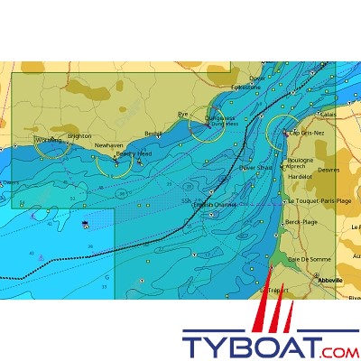 C-MAP - Carte Local Max format SD micro SD - EW-M040 United Kingdom English Channel Eastern