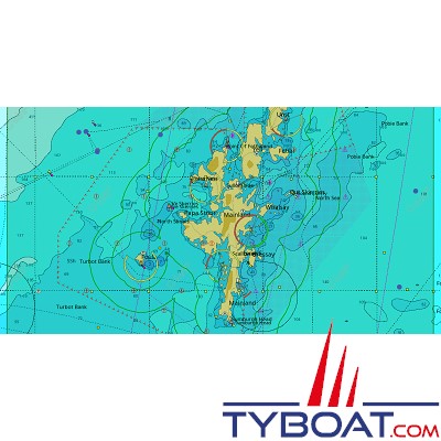 C-MAP - Carte Local Max format SD micro SD - EW-M041 United Kingdom Shetland Islands