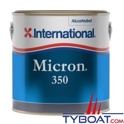 International - Antifouling autopolissant Micron 350 - Blanc/Gris -  2,5 Litres