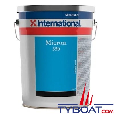 International - Antifouling autopolissant Micron 350 - Blanc/Gris -  5 Litres