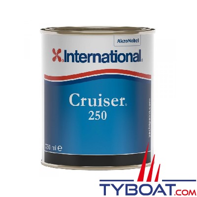 International - Antifouling Semi érodable Cruiser 250 - Blanc gris -  0,75 Litre