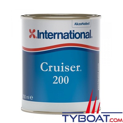 International - Antifouling Semi érodable Cruiser 200 - Blanc/Gris -  0,75 Litre