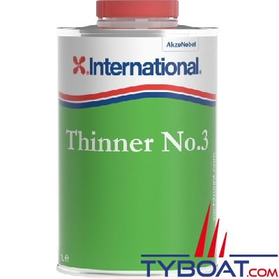 International - Diluant N° 3 -  antifouling, sauf VC®, sous-couches et autres peintures spéciales - 1 litre