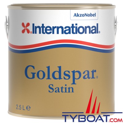 International - Vernis satiné pour intérieur Goldspar Satin - 2.5 litres