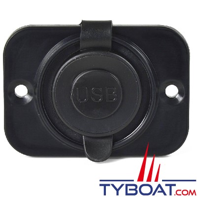 Prise double USB 5V 2,1A - 12/24V