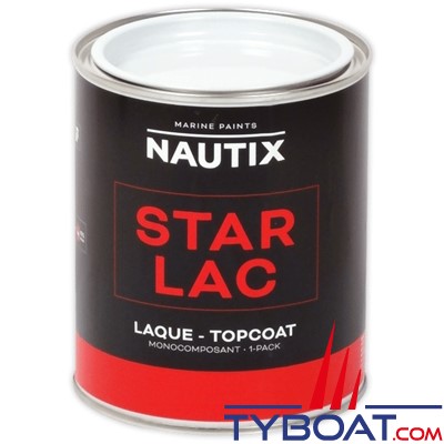 Nautix - Laque brillante mono-composante Starlac - gris clair - 0,75 litre