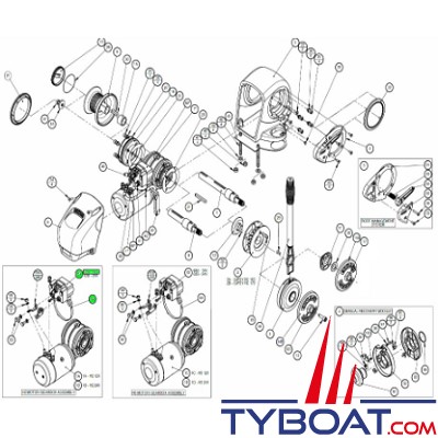 Lewmar - Kit relais 12 Volts pour guindeau H2/H3