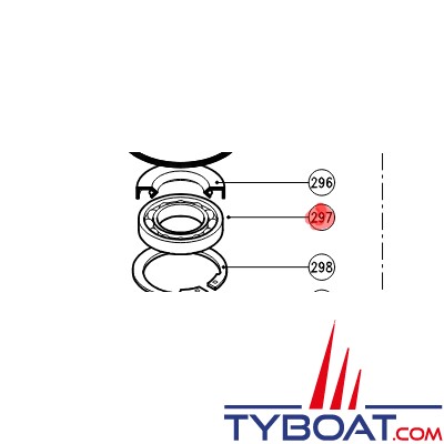 Lofrans - roulement 16008 - #297