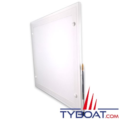 Mantagua - Plafonnier chausey -36w blanc neutre 4500k - 600x600x10mm - 230 vac aluminium blanc