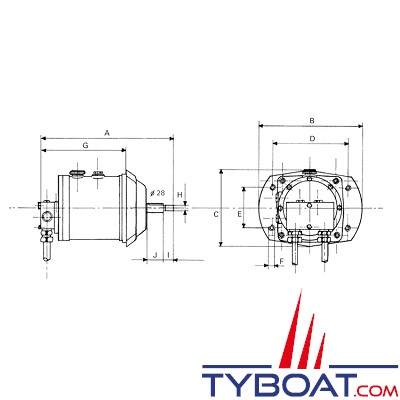 Marsili -  C7100 - Pompe hydraulique manuelle 7/100 - 94 cm3