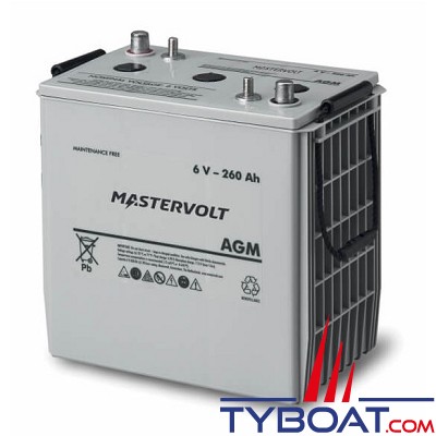 Mastervolt - Batterie AGM 6V - 260Ah