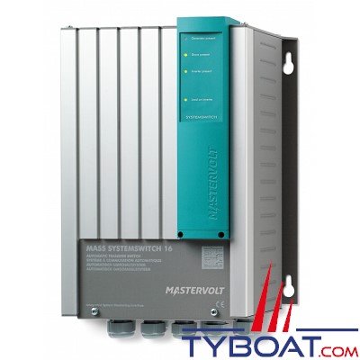 Mastervolt - Système de commutation Mass Systemswitch 16KW - 3 entrées, 4 sorties