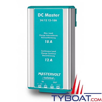 Mastervolt - DC Master avec isolation galvanique 24V/12V - 18A/12A - IP53