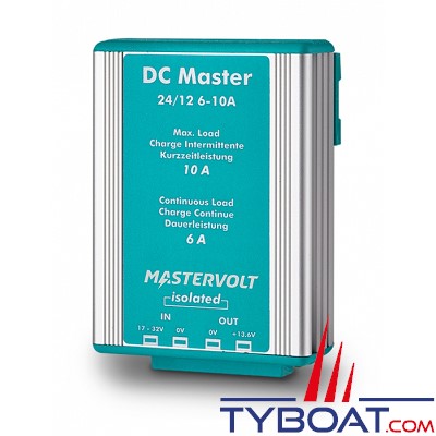 Mastervolt - DC Master avec isolation galvanique 24V/12V - 10A/6A - IP53