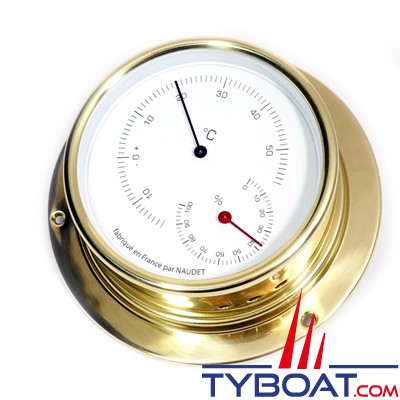 Baromètre/ thermomètre/ hygromètre RACING 100mm inox - Nautistock