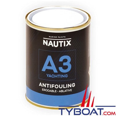 Nautix - Antifouling érodable A3 Yachting Blanc gris – 0,75 litre