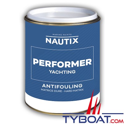 Nautix - Antifouling matrice dure PERFORMER YACHTING Bleu France - 0,75 litre