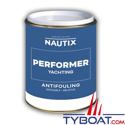 Nautix - Antifouling matrice érodable PERFORMER YACHTING Bleu France - 0,75 litre