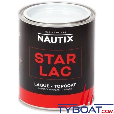 Nautix - Laque brillante mono-composante Starlac - gris anthracite - 0,75 litre