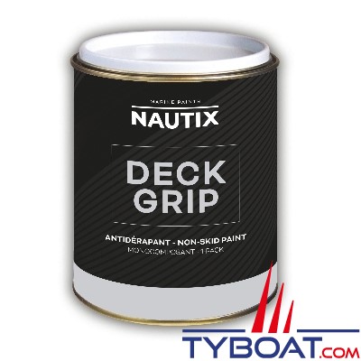 Nautix - Peinture Deck Grip mono-composant antidérapante - blanc - 0,75 litre