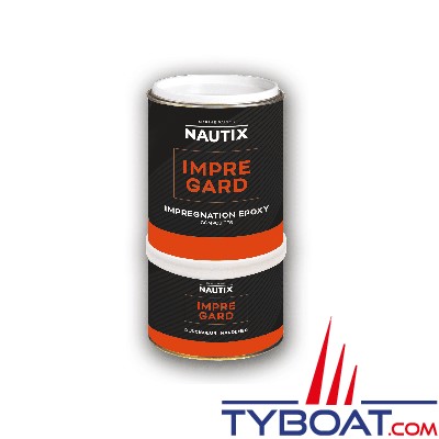 Nautix - résine époxy d'imprégnation pour composites, sans solvant, Impregard - 1 kg