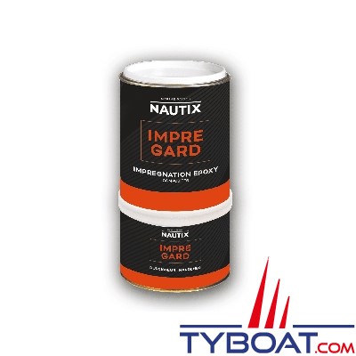 Nautix - résine époxy d'imprégnation pour composites, sans solvant, Impregard - 2.5 kg