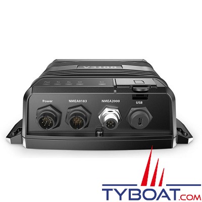 Navico - Transpondeur AIS V3100 SOTDMA 5 Watts - NMEA0183/2000/USB - 12/24 Volts + GPS-500