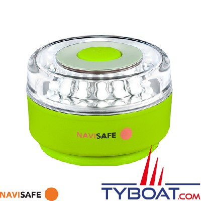Navisafe - NS010 Lampe de sécurité Navi Light 360° Rescue - 2 MN - support magnétique - blanc - Fluorescent