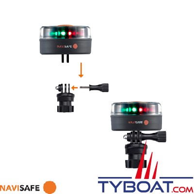 Navisafe - NS340 - Navilight Tricolor 2NM - base navimount