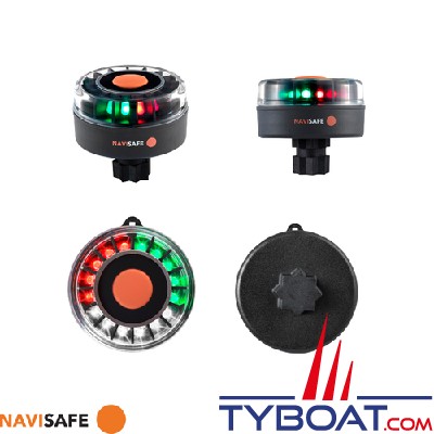 Navisafe - NS355 - Navilight Lampe de sécurité - Tricolor - 2NM - base receveur RAILBLAZA