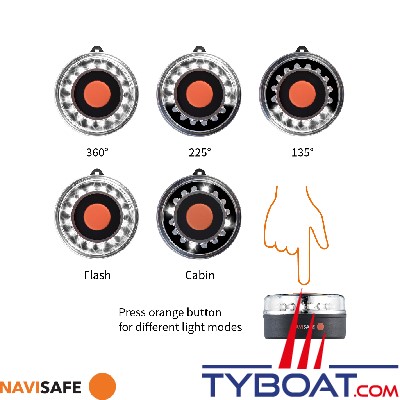 Navisafe - NS769 - Navilight - Ensemble complet feux et montages