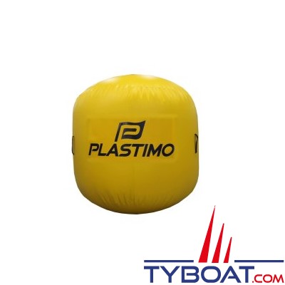 Plastimo - Bouée de régate sphérique - jaune - Hauteur 1,60m - Ø 1.5m