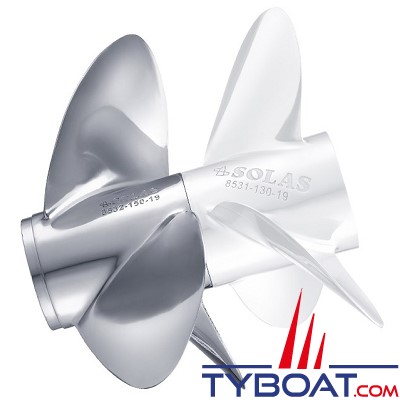 Solas - Hélice inox  Duo Prop VOLVO DP - Type C4/C5 - 15x19 (Avant 3 pâles)