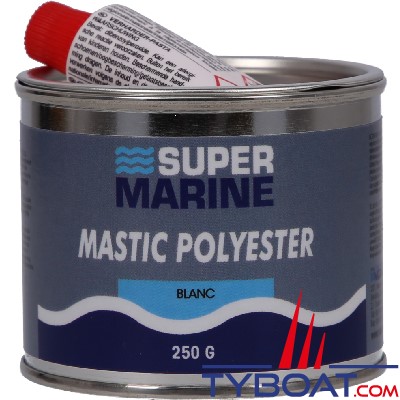 Super marine - Mastic polyester - 250 gr - Blanc SUPER MARINE RSP5350000 