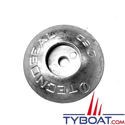 Tecnoseal - Anode rosace double Ø 50 mm - hauteur 22mm - Zinc