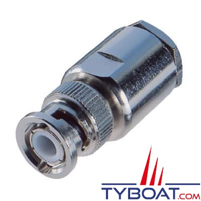 Connecteur Bnc Droit Pour Cable Rg 213 U 50 Ohms O 10 A 11 Mm Tyboat 62 Tyboat Com