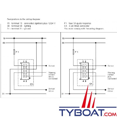 Veratron - Indicateur de pression d'huile - Viewline - VDO A2C59514149 - 2 bars - 28 psi - 12/24V  