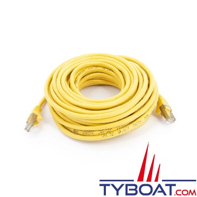 Vetus - RJ45 cable 10m Patch cable yellow RDIF-BPJP