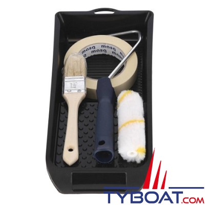 Kit pour application antifouling - Bac / Rouleau / Pinceau / ruban de masquage